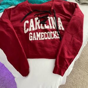 University of South Carolina Gamecocks cropped sweatshirt